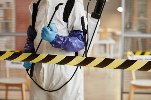 Professional Infectious Disease Decontamination technician working in East Kingston, NH